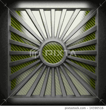 vector metal on plastic background vector metal on plastic background 14390516