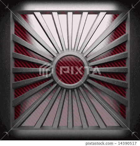 vector metal on plastic background vector metal on plastic background 14390517