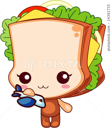 Cute sandwich Cute sandwich 14391735