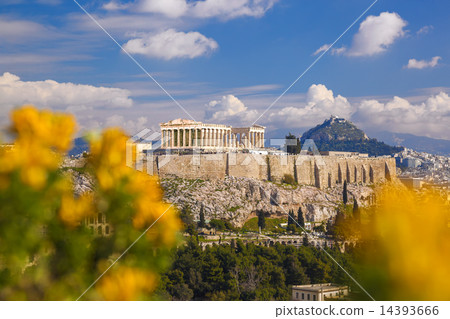 Acropolis with Parthenon temple in Athens, Greece 14393666