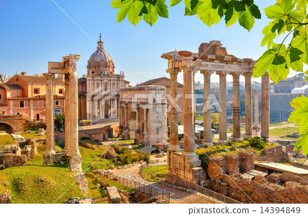 Roman ruins in Rome, Forum Roman ruins in Rome, Forum 14394849