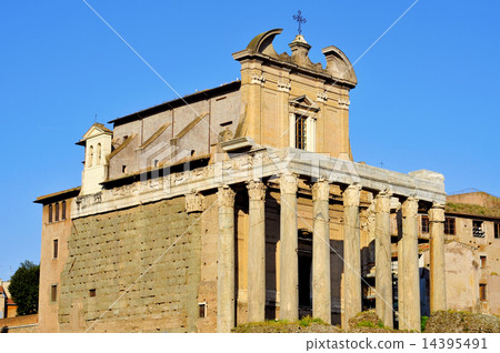 San Lorenzo in Miranda Church in Rome, Italy 14395491