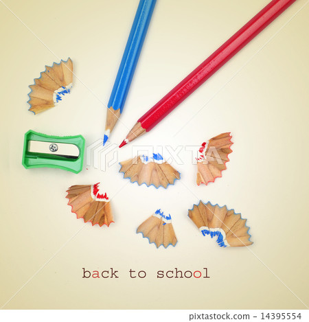 back to school, with a retro effect 14395554