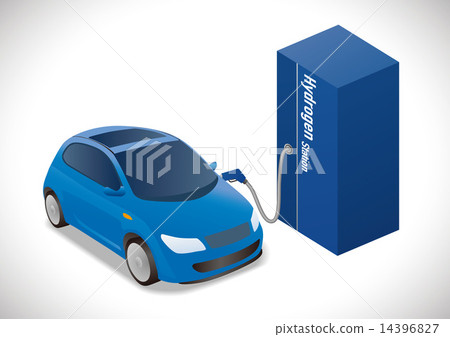 燃料電池汽車(FCV)的插圖 燃料電池汽車(FCV)的插圖 14396827