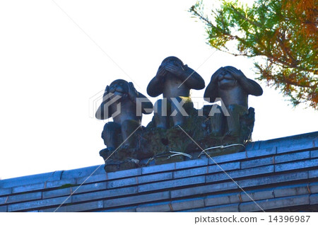 The doll of "Mikasa (not seeing / not saying / asking)" (Yasaka Shogendo / 390 Kinencho Higashiyama ku Kyoto city) 14396987