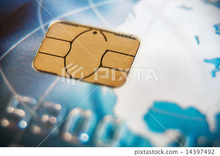 macro shot with old credit card macro shot with old credit card 14397492