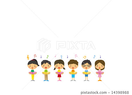 Child singing singing chorus Child singing singing chorus 14398988