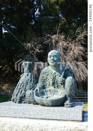 農場形象的雕像（Kairakuen /茨城縣水戶市三河） 14400146