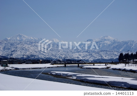 Echigo Miyama winter scene 14401113