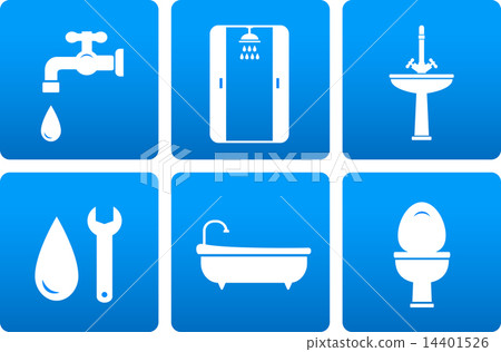 set of plumbing icons 14401526
