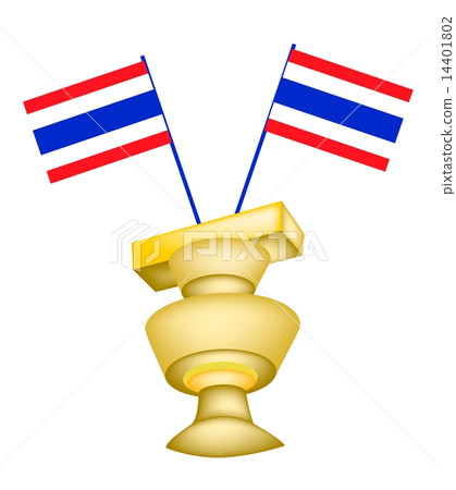 The Constitution on A Pedestal with Thai Flag The Constitution on A Pedestal with Thai Flag 14401802