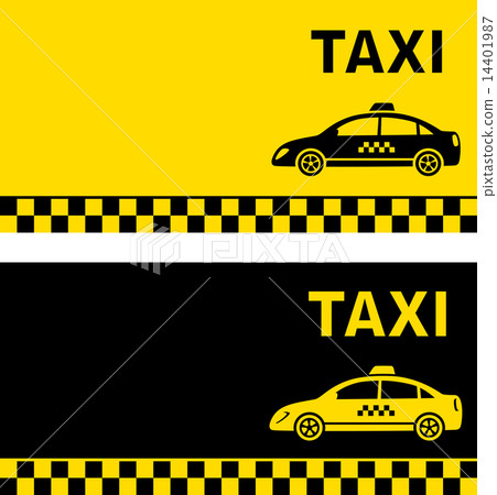 black and yellow taxi business card black and yellow taxi business card 14401987