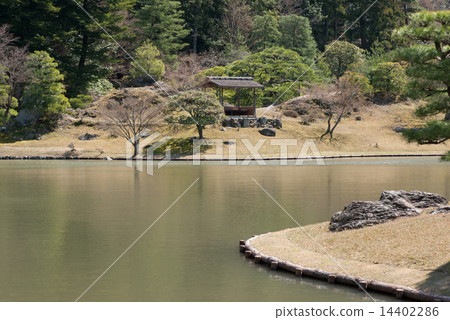Shogakuin Umi Nobu Ukinawa bathing stool of a pearl of a pine tree 14402286