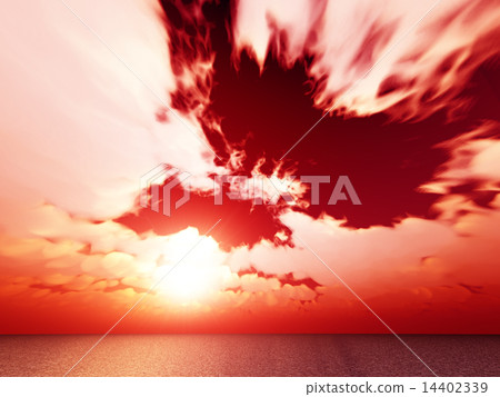 Wind and clouds with the sea Wind and clouds with the sea 14402339