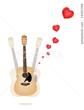 A Beautiful Guitar Playing A Love Song 14402394