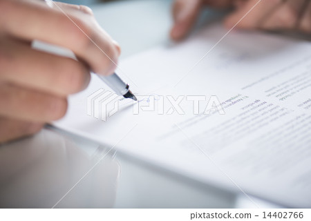 Business contract Business contract 14402766