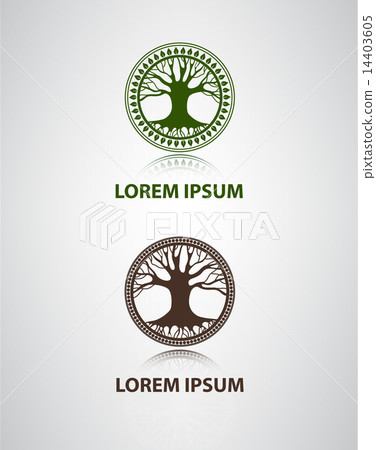 vector tree icon for company 14403605