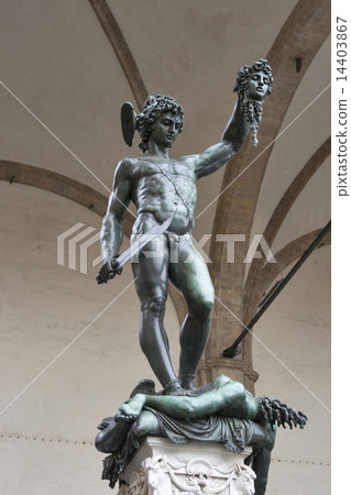 Perseo with head of Medusa statue in Florence Perseo with head of Medusa statue in Florence 14403867