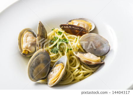 Vongole spaghetti 14404317