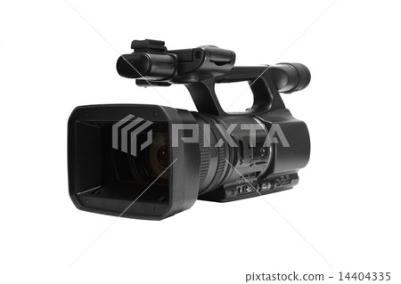 Video camera on white background Video camera on white background 14404335