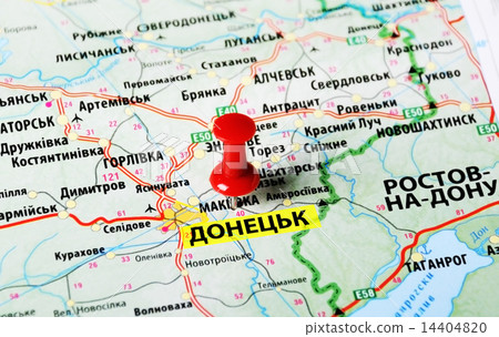 donetsk ,Ukraine Rusia map donetsk ,Ukraine Rusia map 14404820