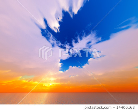Wind and clouds with the sea Wind and clouds with the sea 14406168