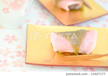 Sakurachi · Spring image · Japanese sweets Sakurachi · Spring image · Japanese sweets 14407177