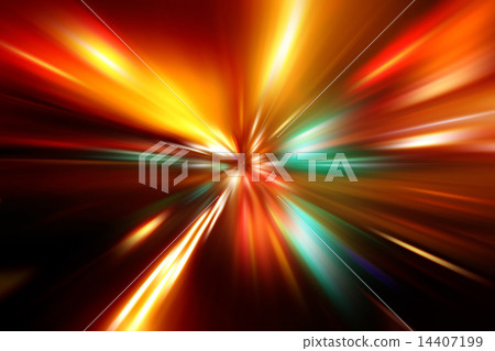 speed motion on night road speed motion on night road 14407199