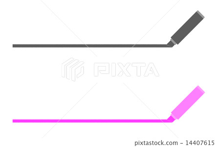 用標記畫一條線-插圖素材 [14407615] - PIXTA圖庫