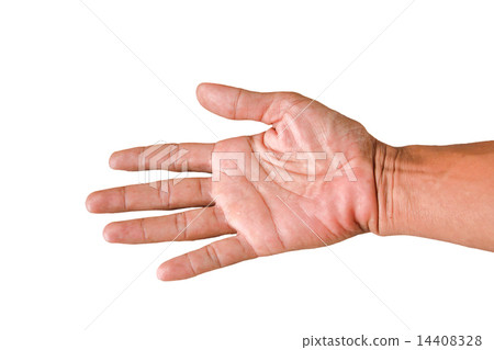 Man hand sign isolated Man hand sign isolated 14408328
