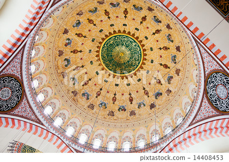 Suleymaniye Mosque Dome Interior 14408453