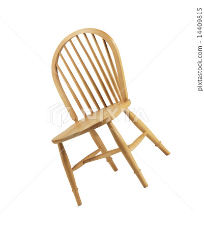 Wooden chair isolated on the white background 14409815