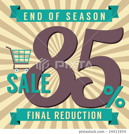 85 Percent End of Season Sale 14411954
