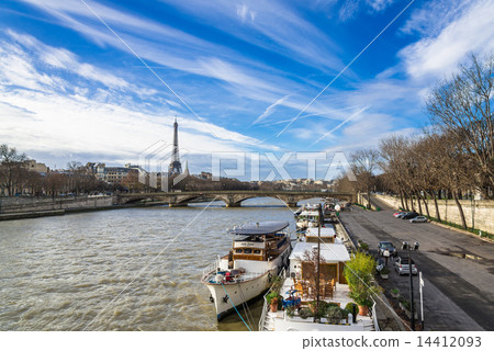 Paris Seine river Paris Seine river 14412093