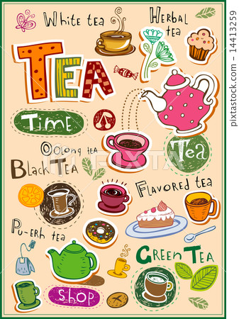 Tea design elements 14413259