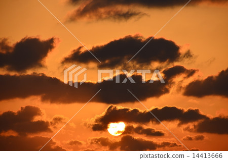 Sunset, sunset cloud 14413666