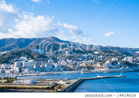 熱海市容[黃昏後不久] 14414619