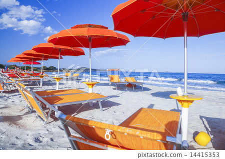 ocean coastline in Costa Smeralda, Sardinia, Italy 14415353