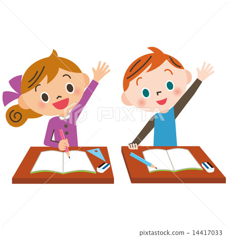 孩子用手高高興興地 14417033