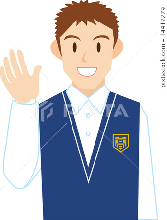 男孩高中生 14417279