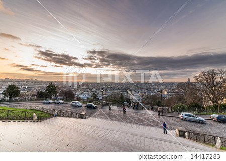 晨光巴黎蒙馬特山 14417283