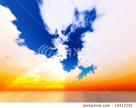 Wind and clouds with the sea Wind and clouds with the sea 14417292