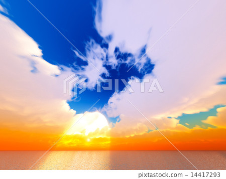 Wind and clouds with the sea Wind and clouds with the sea 14417293