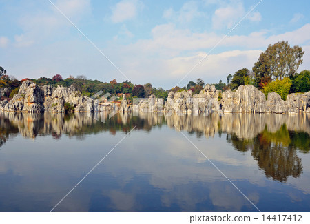 Yunnan's stone forest Yunnan's stone forest 14417412