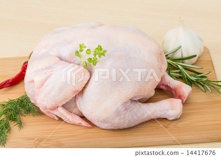 Raw chicken Raw chicken 14417676