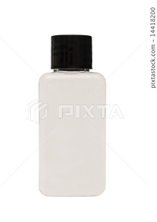 Hand sanitizer gel pump dispenser isolated on white background 14418200