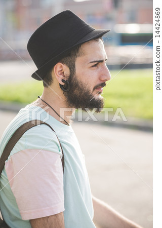 young handsome hipster gay modern man 14424869