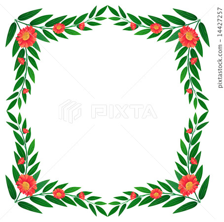 A plant border with flowers 14427257