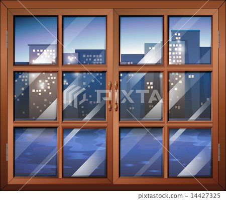 A closed window A closed window 14427325