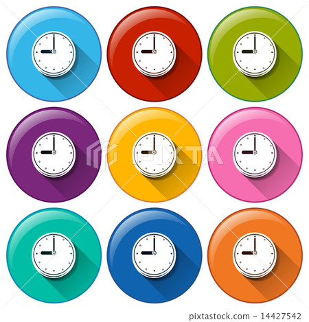 Clock icons Clock icons 14427542